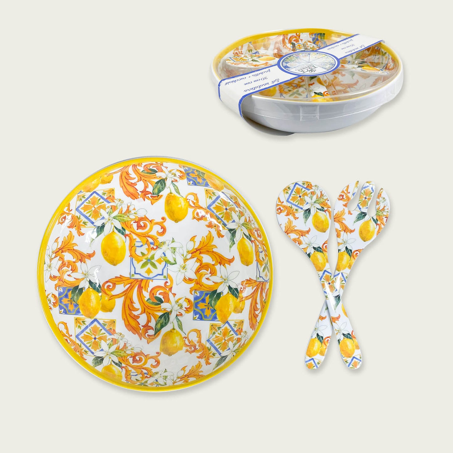 Salatschüssel AMALFI LEMON