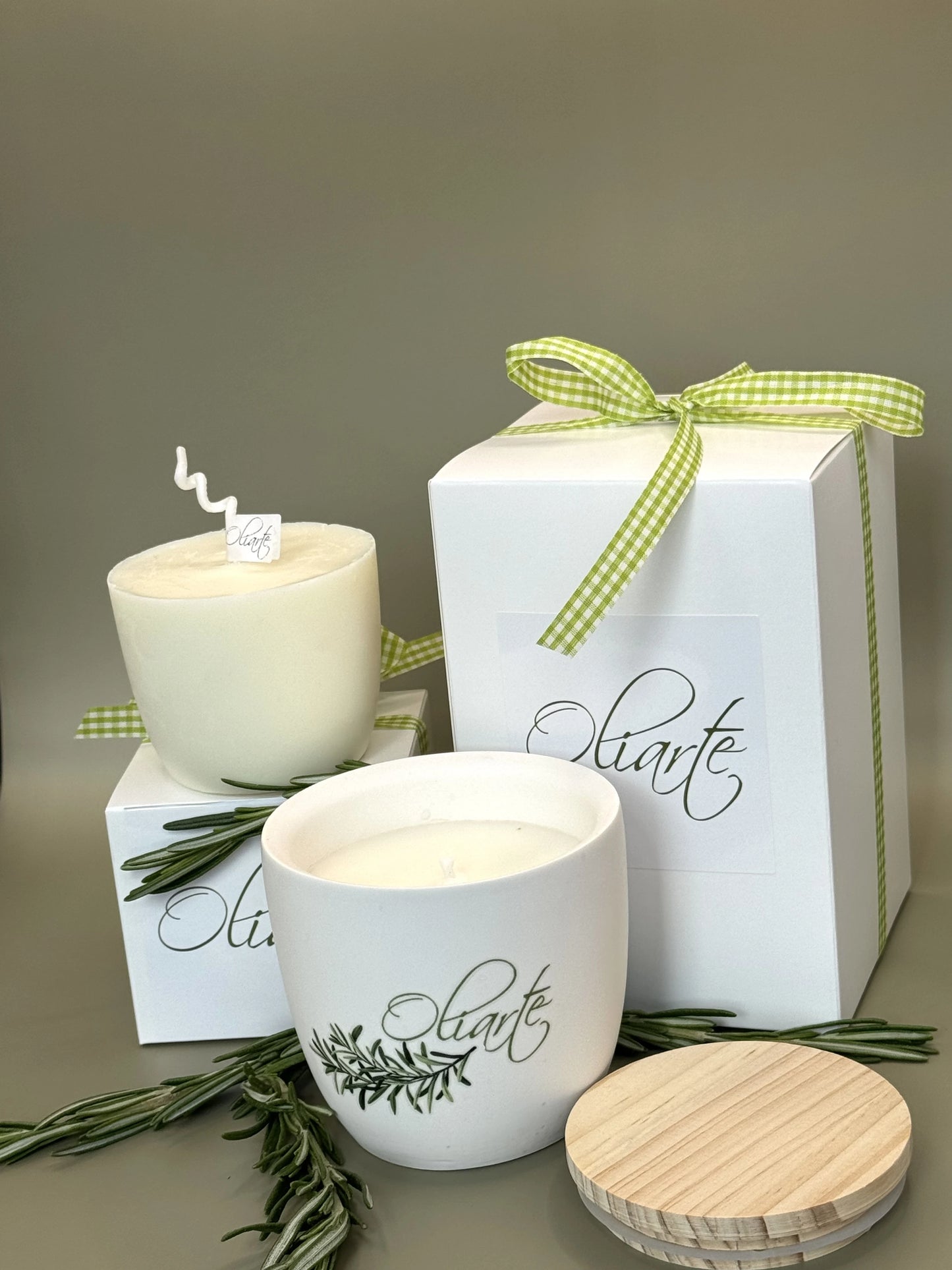 BIO Soja Wachskerze ROSMARINO