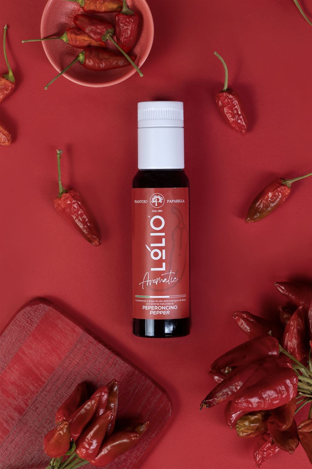 Aromatisiertes Olivenöl "Peperoncino" Mini