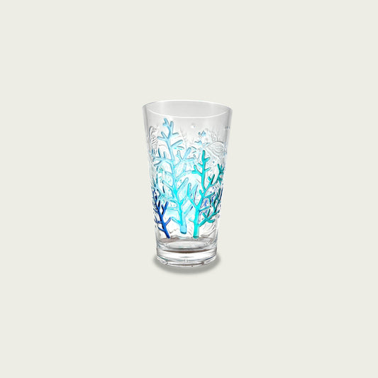 Hoher Becher aus Acrylkunststoff BLU CORAL