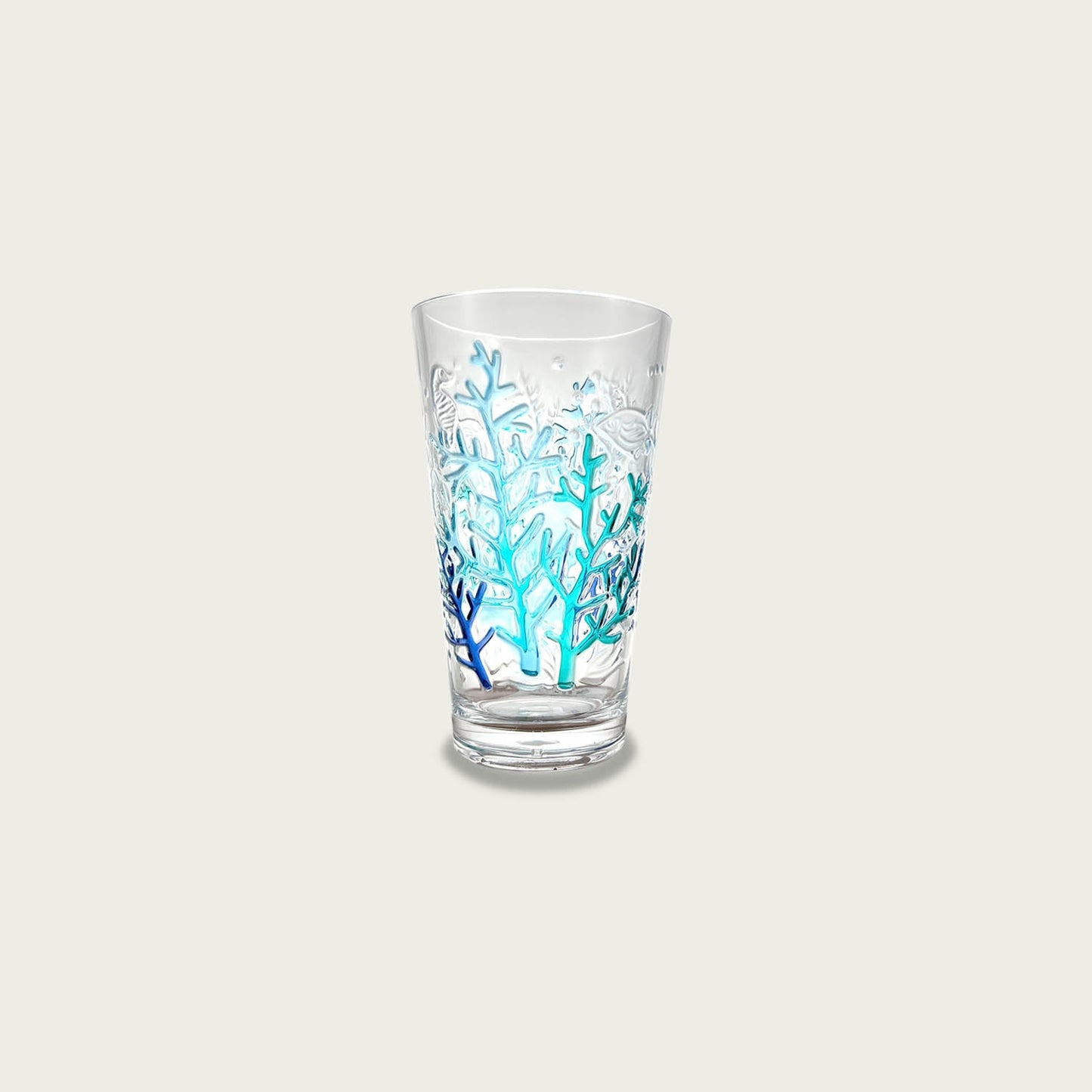 Niedriger Becher aus Acrylkunststoff BLU CORAL