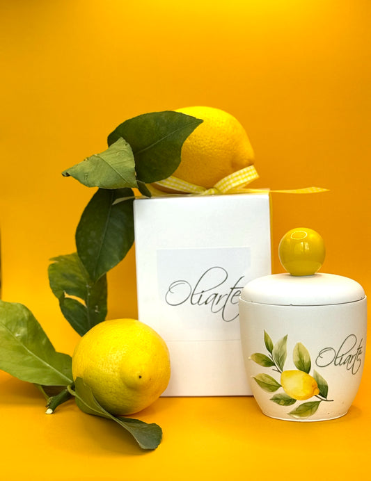 BIO Soja Wachskerze LIMONE