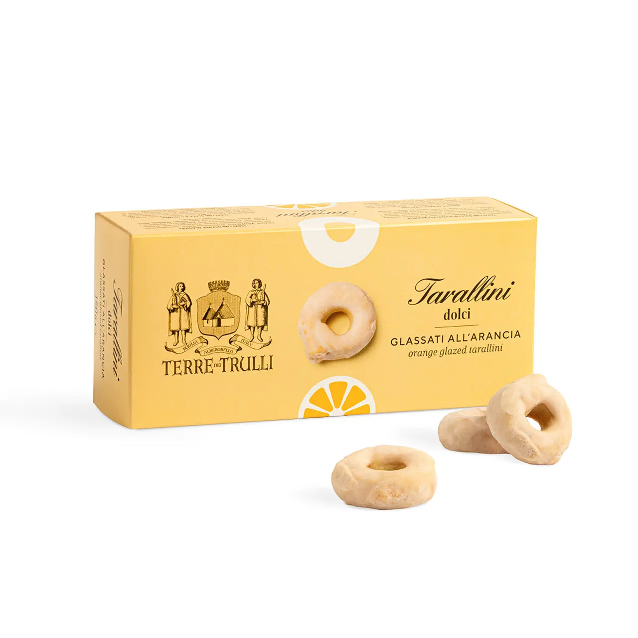 Süsse Tarallini mit Zuckerglasur ARANCIO