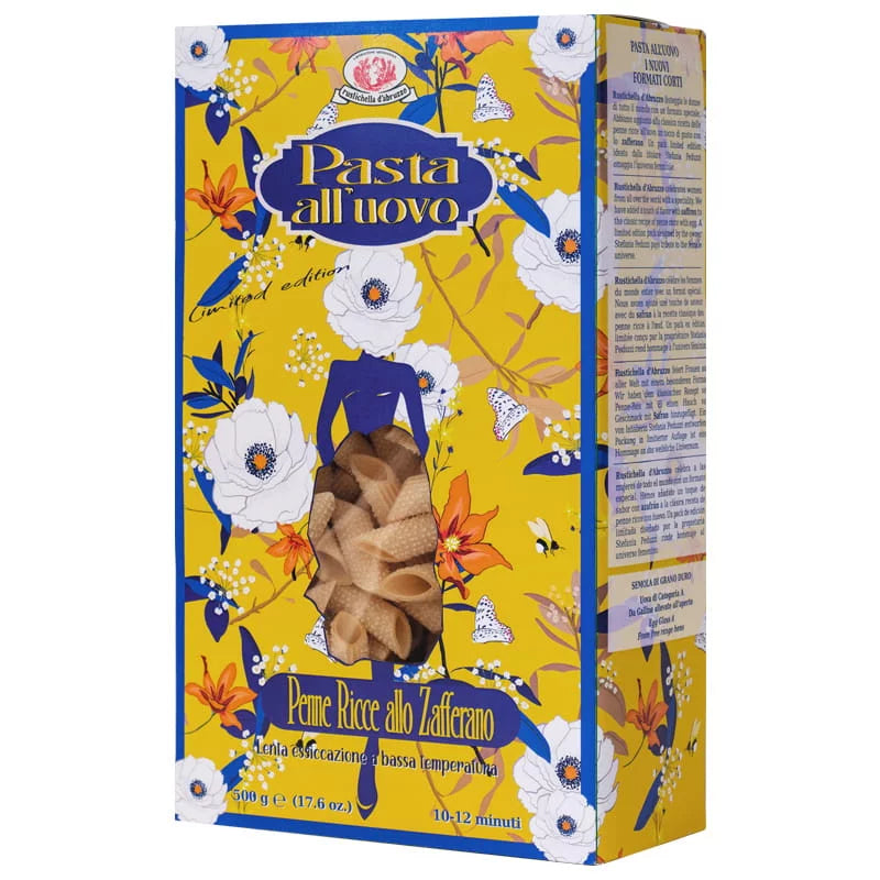 Penne Ricce mit Safran & Ei – Oliarte Penne Ricce mit Safran & Ei – Oliarte