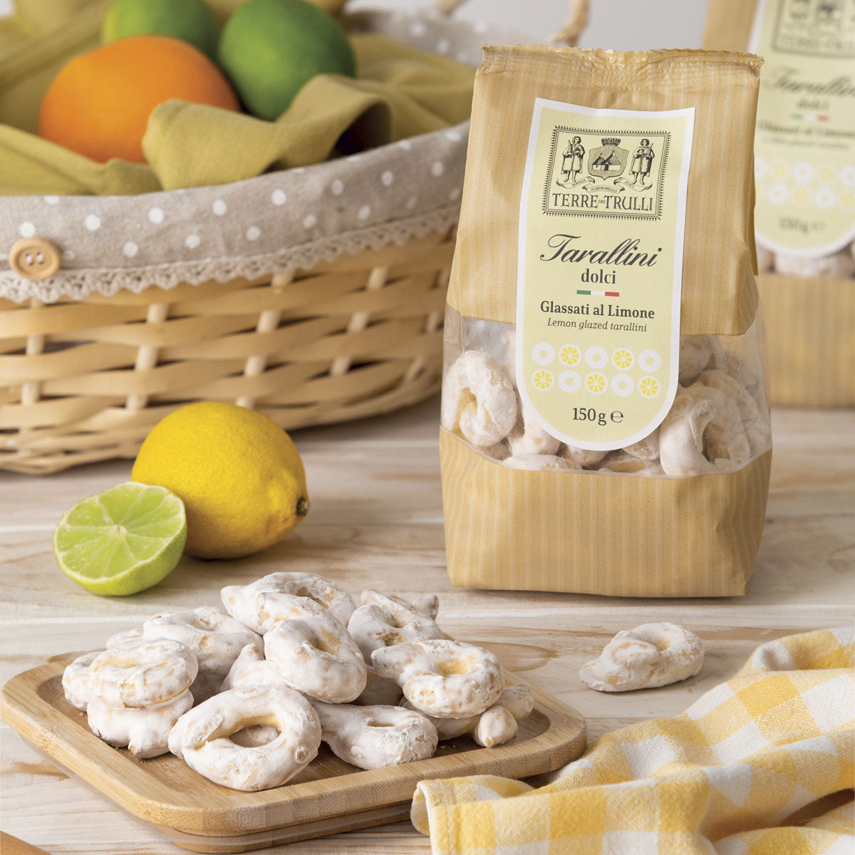 Süsse Tarallini mit Zuckerglasur "Terre dei Trulli"