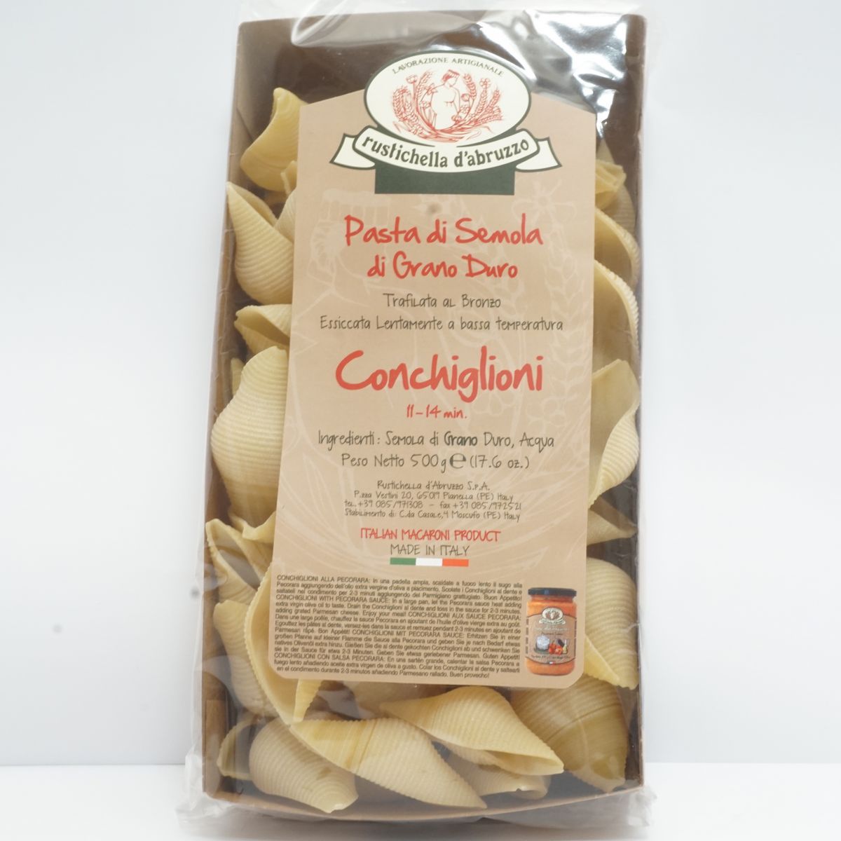Pasta Conchiglioni "Rustichella d'Abruzzo"